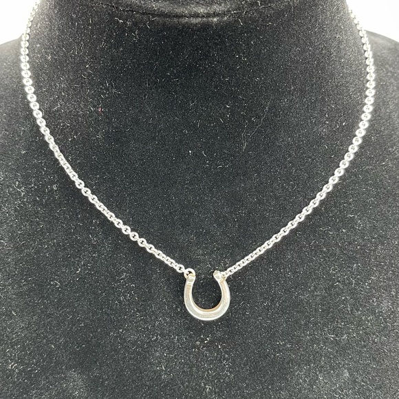 James Avery Jewelry James Avery Sterling Silver Horseshoe Adjustable Pendant Necklace 618